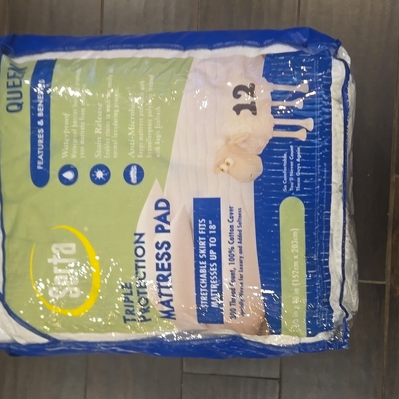 Simply Shabby Chic Plush Arctic White Satin F/Q Blanket - Picture 6 of 7